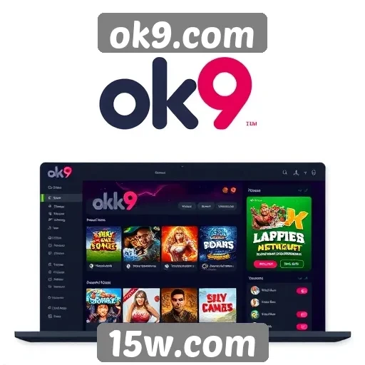 Interface e usabilidade do site ok9.com para jogadores